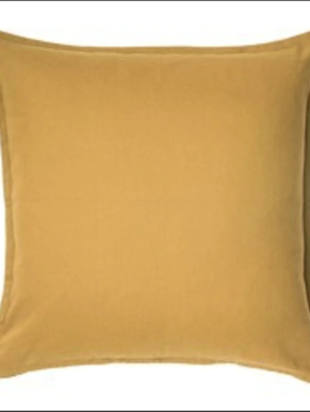 New IKEA Gurli Mustard Yellow Square Throw Pillow 20' X 20
